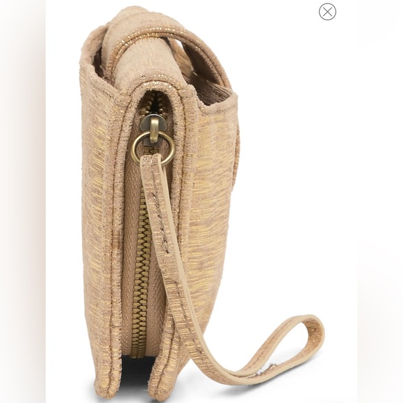 HOBO Galaxy Wristlet golden taupe Wallet NWT - Picture 8 of 10